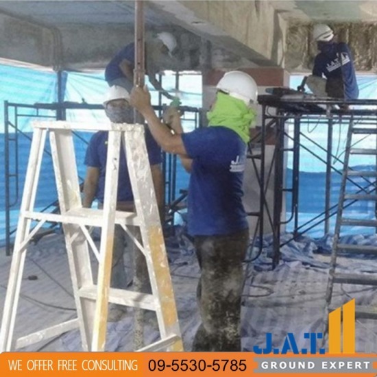 รับซ่อมพื้นทรุด - เจ.เอ.ที. กราวด์ เอกซ์เพิร์ท - ซ่อมแซมโครงสร้างคอนกรีตและติดตั้งระบบกันซึม