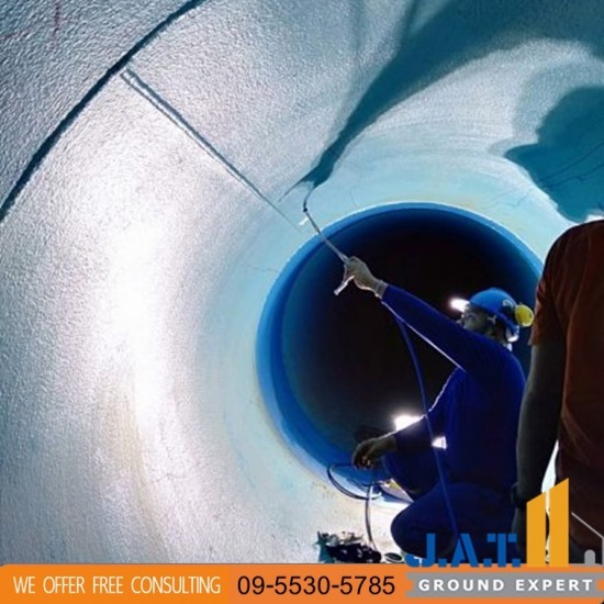 งานเกร้าท์ติ้งเพื่ออุดช่องว่างพื้นโรงงานชลบุรี - รับซ่อมพื้นทรุด - เจ.เอ.ที. กราวด์ เอกซ์เพิร์ท งานเกร้าท์ติ้งเพื่ออุดช่องว่างพื้นโรงงานชลบุรี - รับซ่อมพื้นทรุด - เจ.เอ.ที. กราวด์ เอกซ์เพิร์ท