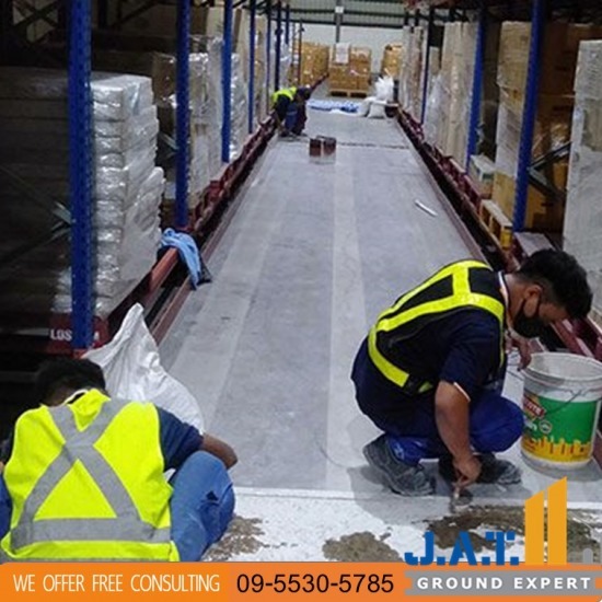 ซ่อมแซมพื้นทรุดโรงงานชลบุรี  ซ่อมแซมพื้นทรุดโรงงานชลบุรี